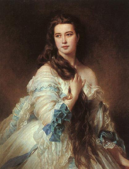 Franz Xaver Winterhalter Portrait of Madame Barbe de Rimsky-Korsakov oil painting image